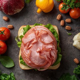 Sandwich mit Schinken