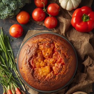 Flame Cake, Baked