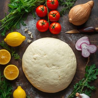 Flammkuchen Dough, Unbaked