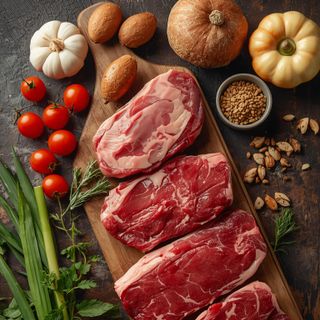 Fleisch (Durchschnitt, ohne Innereien), roh