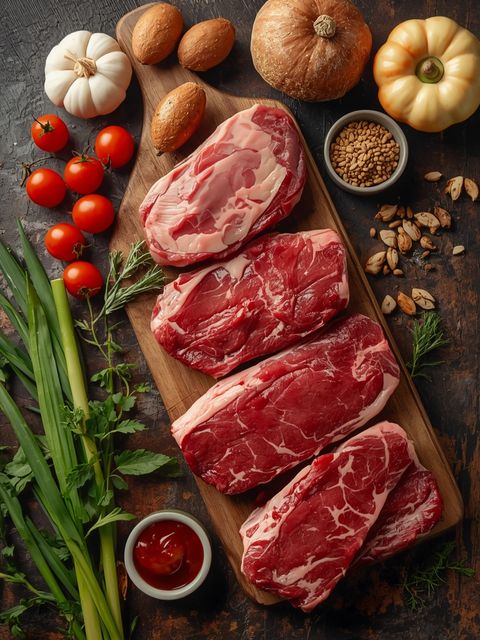 Fleisch (Durchschnitt, ohne Innereien), roh