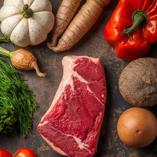Fleisch (Durchschnitt, ohne Innereien), roh