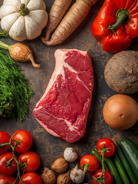 Meat (Average, Excluding Offal), Raw