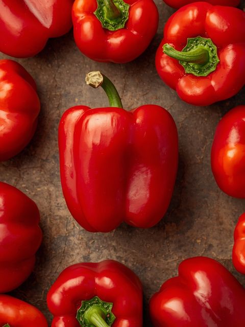 Paprika, rot, roh