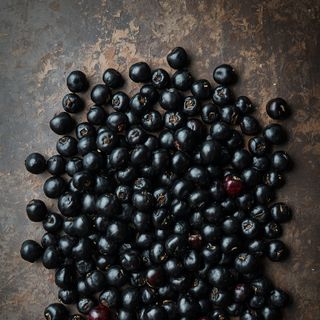 Holunderbeeren, schwarz, roh