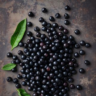Elderberries, black, raw