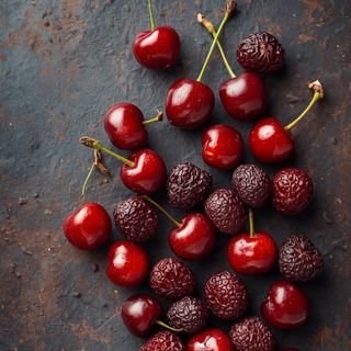 Cherry and Sour Cherry, Dried (Without Added Sugar)