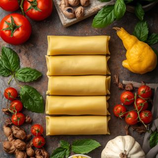 Cannelloni mit Fleischfüllung, zubereitet