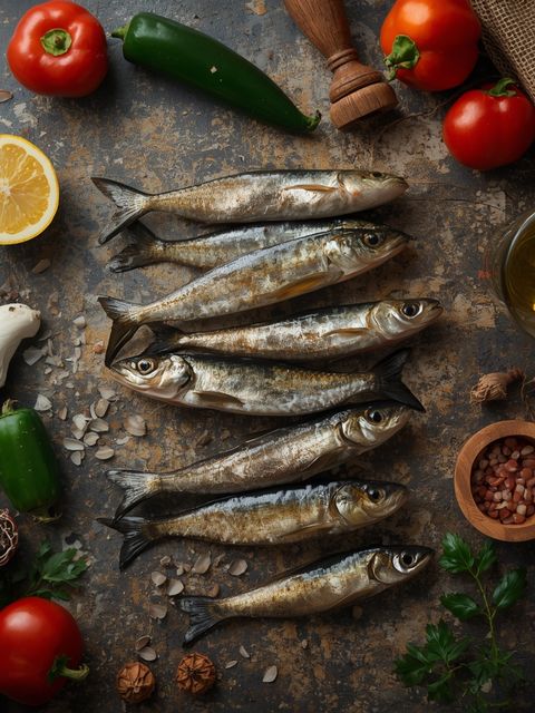 Sardine im Öl, abgetropft