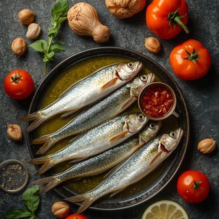Sardine in Oil, Drained