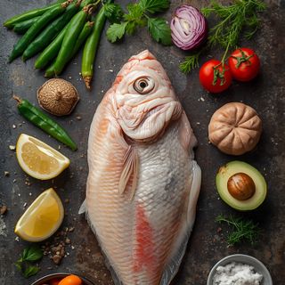 Flounder, Filet, Steamed (without Addition of Fat and Salt)