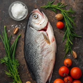 Flunder, Filet, gedämpft (ohne Zusatz von Fett und Salz)