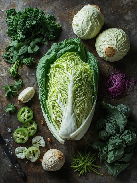 White Cabbage, Steamed (Without Addition of Salt)