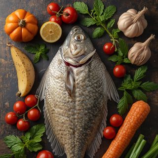 Flounder, raw