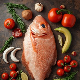 Flounder, raw