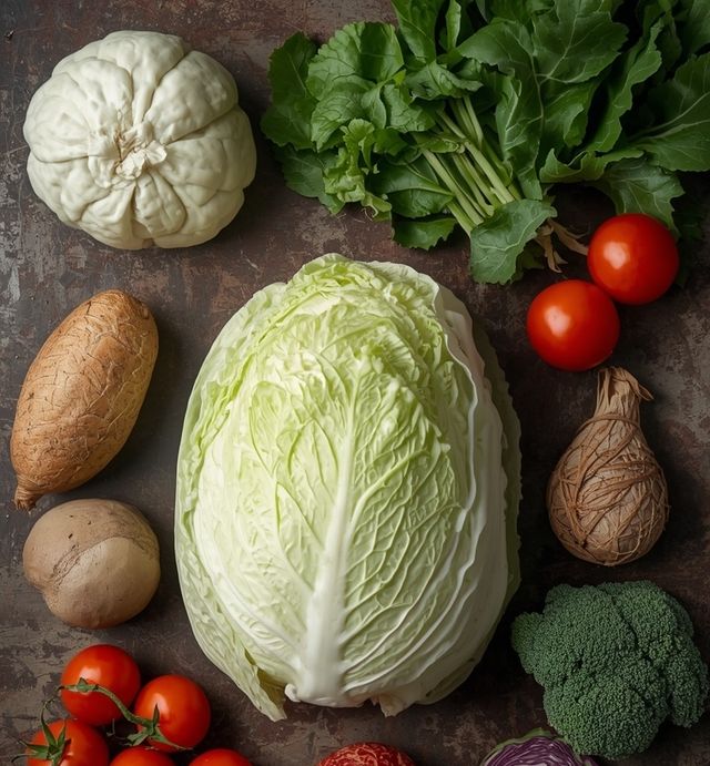 White Cabbage, Raw