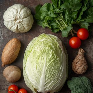 White Cabbage, Raw