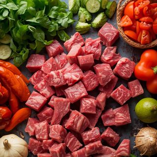 Rindfleisch, gehackt, roh