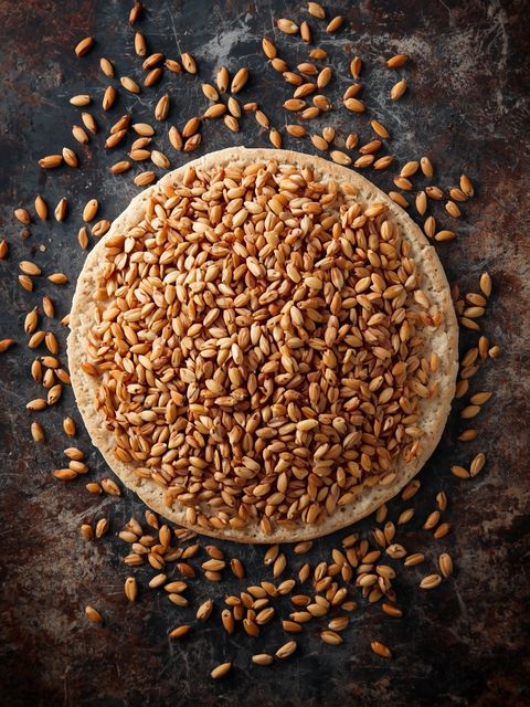 Rye-Rice Knäckebrot, Full-Grained with Flaxseeds
