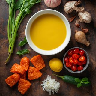 Fondue Moitié-Moitié, Prepared