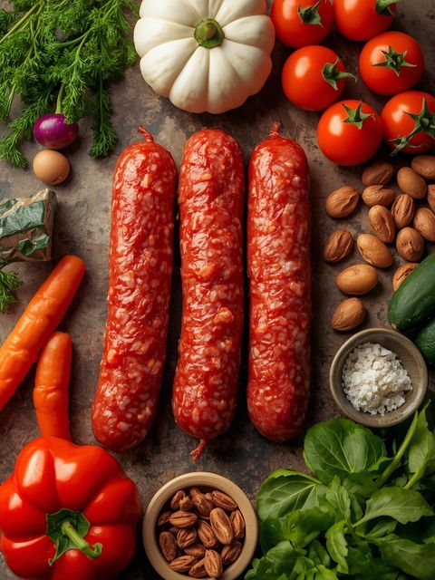 Saucisson, Boiled (Without Added Fat and Salt)