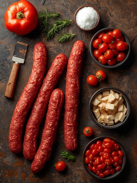 Saucisson, gotowany (bez dodatku tłuszczu i soli)