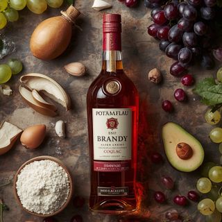 Wino z winogron (np. koniak, brandy)