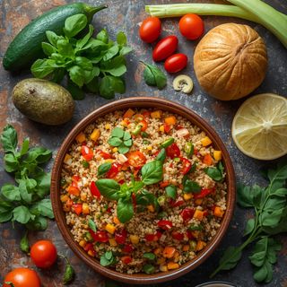 Taboule, przygotowany (z bulgurem)