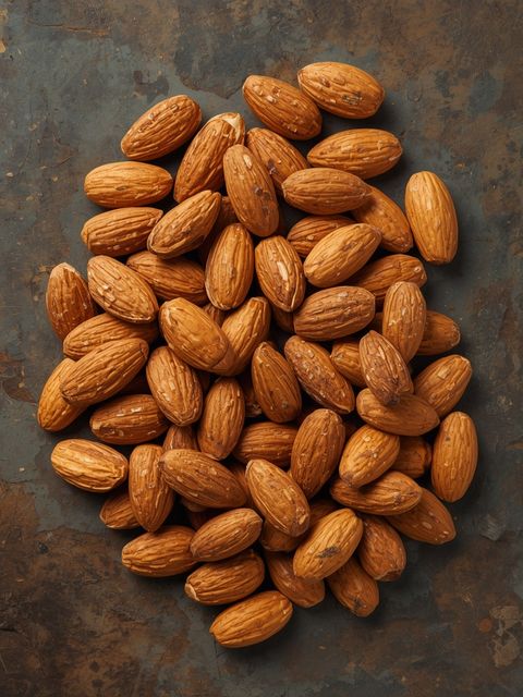 Almonds, Fat-Free Roasted, Salted