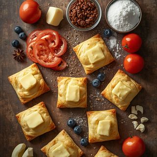 Shortcrust Pastry (with Butter), Sweet, Baked
