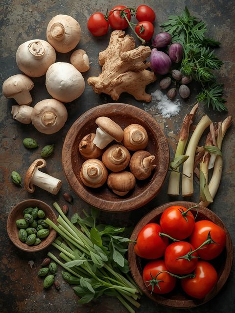 Champignon, gedünstet (ohne Zugabe von Fett und Salz)