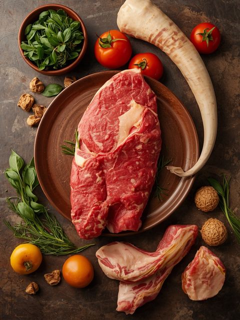 Beef, Hooves, Raw