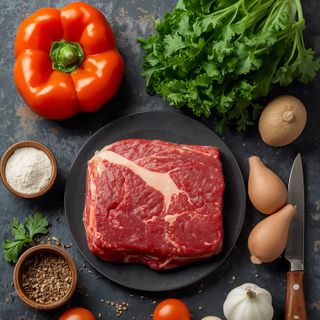 Rindfleisch, Hebel, roh