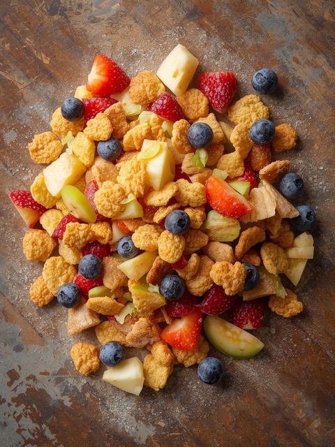 Crispy Mix with Fruit, Sugared