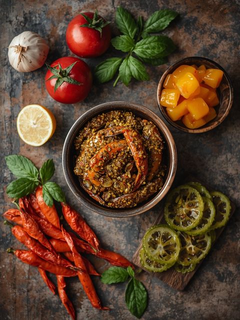 Scampi (granat żelazny), surowy