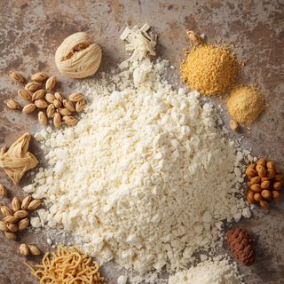 Wheat flour, raw, type 1100