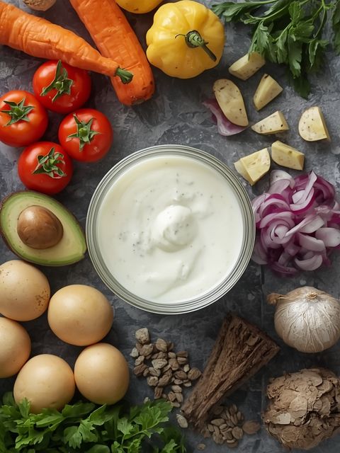 Yogurt salad dressing (no oil)
