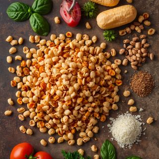 Crispy mix, enriched with vitamins and minerals