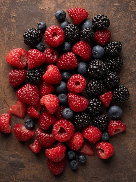Beeren (geschnitten), gekocht (ohne Zusatz von Zucker)