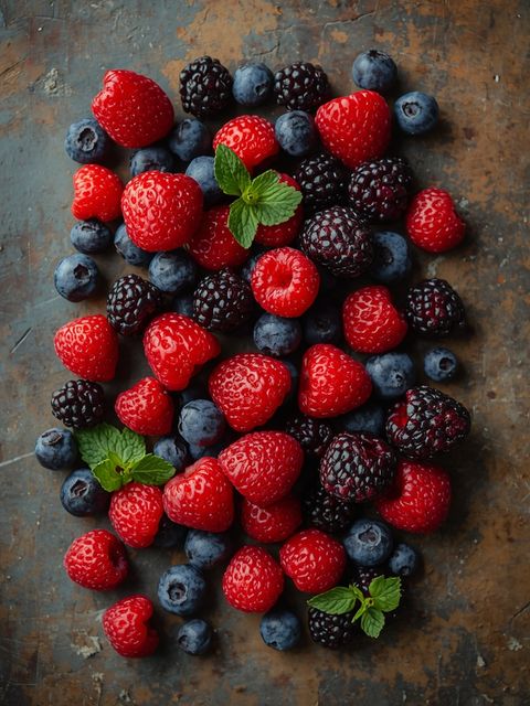 Beeren (geschnitten), gekocht (ohne Zusatz von Zucker)