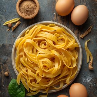 Pasta without egg, boiled in salt water (unjodized)