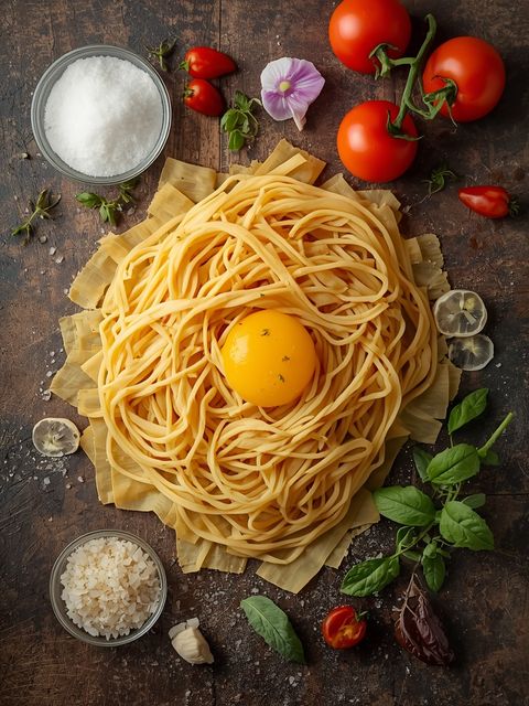 Pasta without egg, boiled in salt water (unjodized)
