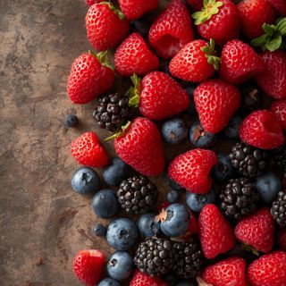Berries (cut), raw