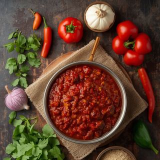 Chili con carne, zubereitet