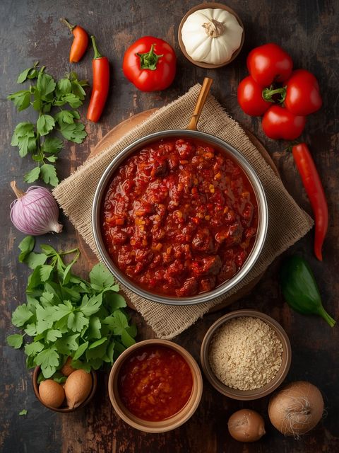 Chili con carne, zubereitet