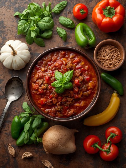 Chili con carne, zubereitet