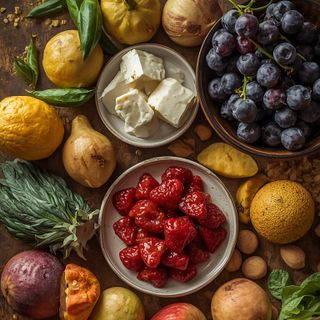 Fruits, cooked (excluding added sugar)