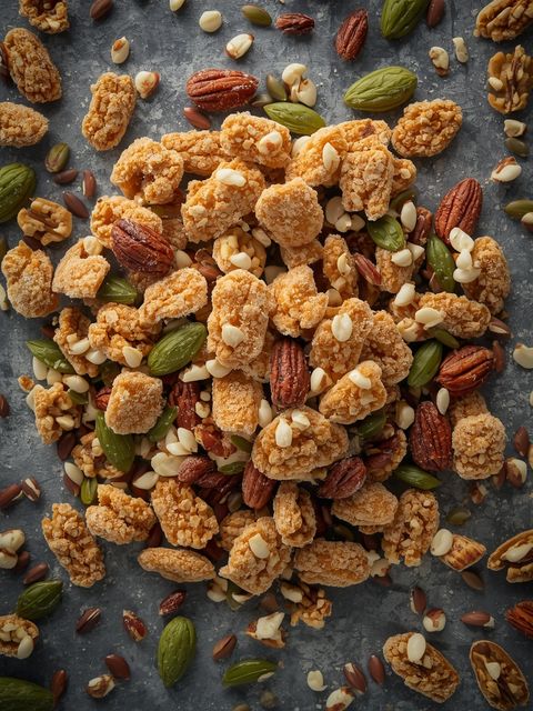 Crispy Mix with Nuts and Seeds, Sugared