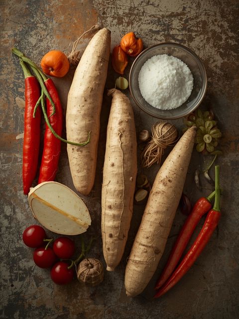 Cassava, root, boiled (no salt added)