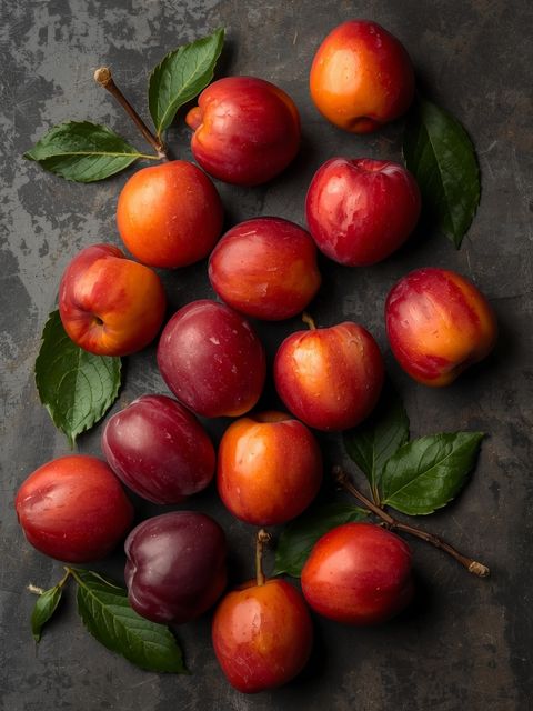 Plums, raw
